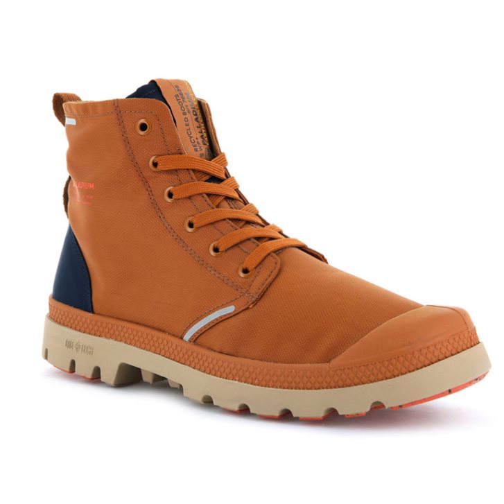 Palladium Pampa Lite+ Recycle WP+ Men's Boots Brown | UK M675-KDB